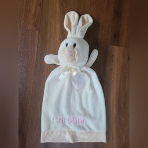 "Caroline" baby girl bunny lovey